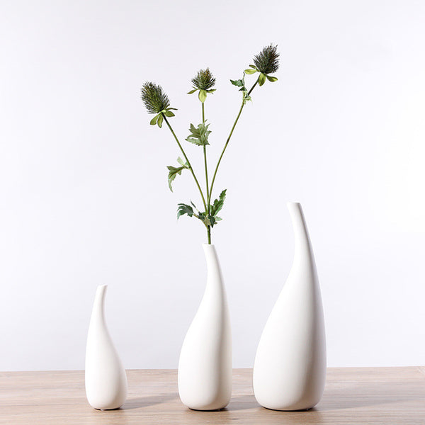 Water drop ceramic vase ornaments
